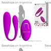 Doble vibrador estimulador de punto G y clitoris. Inalambrico y USB